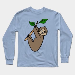 Cute Sloth Long Sleeve T-Shirt